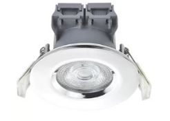 10 x LED recessed spotlight, aluminium, round, 370 lumens RRP 69.00