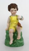 Royal Worcester Miniature Figurine Friday Girl