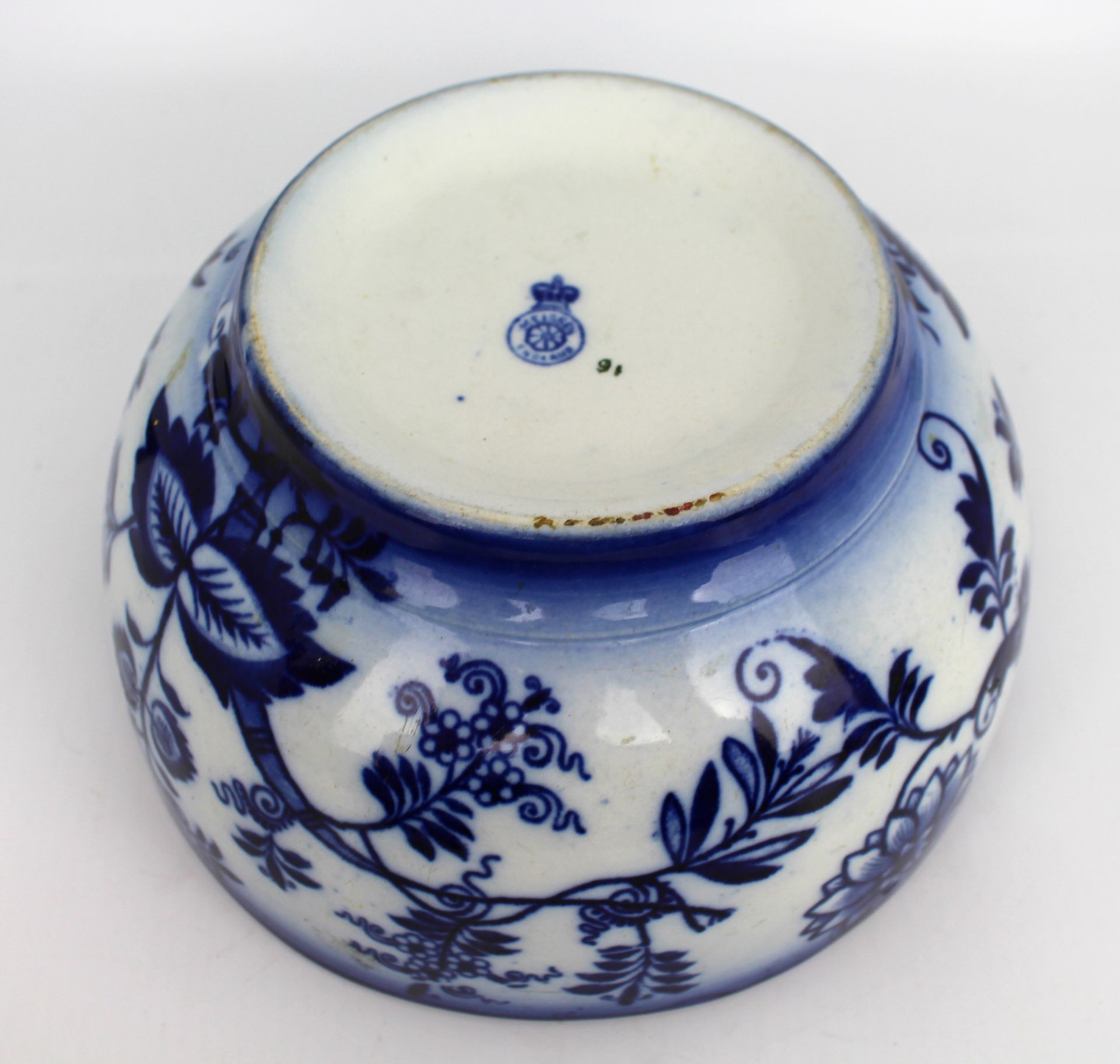 Meissen England Blue & White Bowl - Image 3 of 3