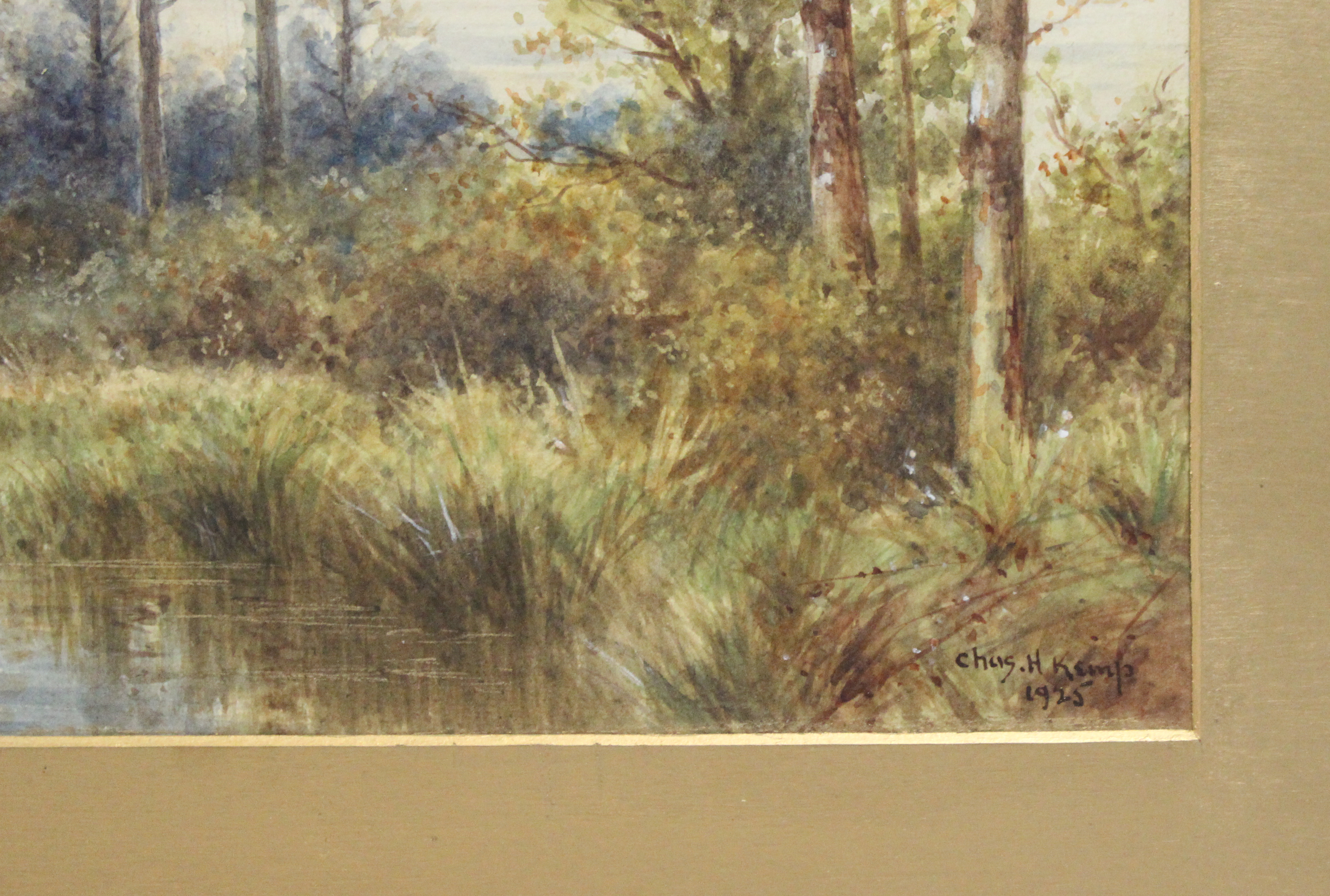 Watercolour Landscape Signed 1925 - Image 3 of 4
