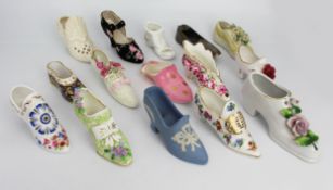 Collection of 15 Assorted Miniature Shoes