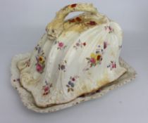 Antique Staffordshire Cheese Dish