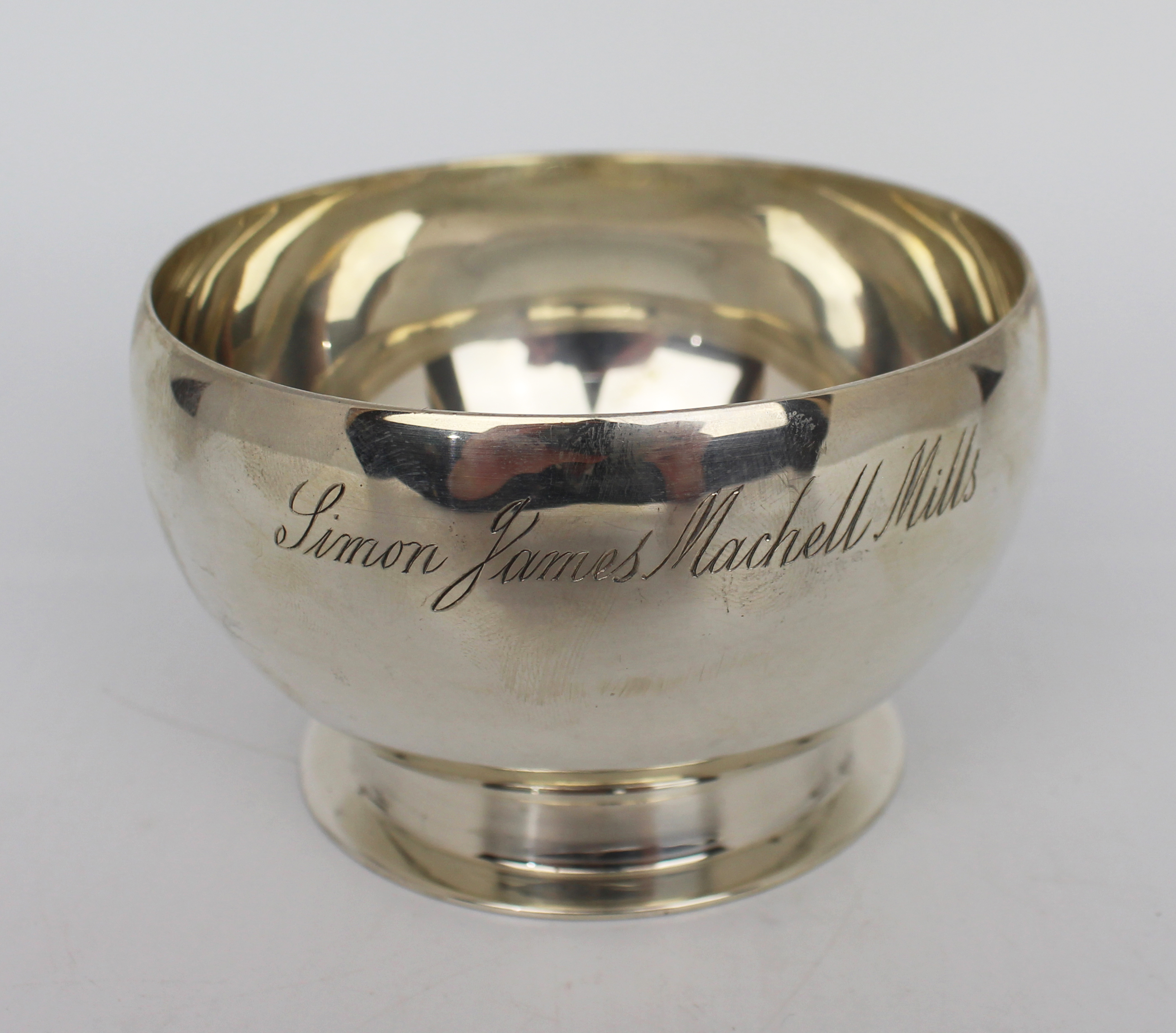 Solid Silver Bowl by Harrods London 1939