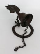 Vintage Brass Horse Head Bell