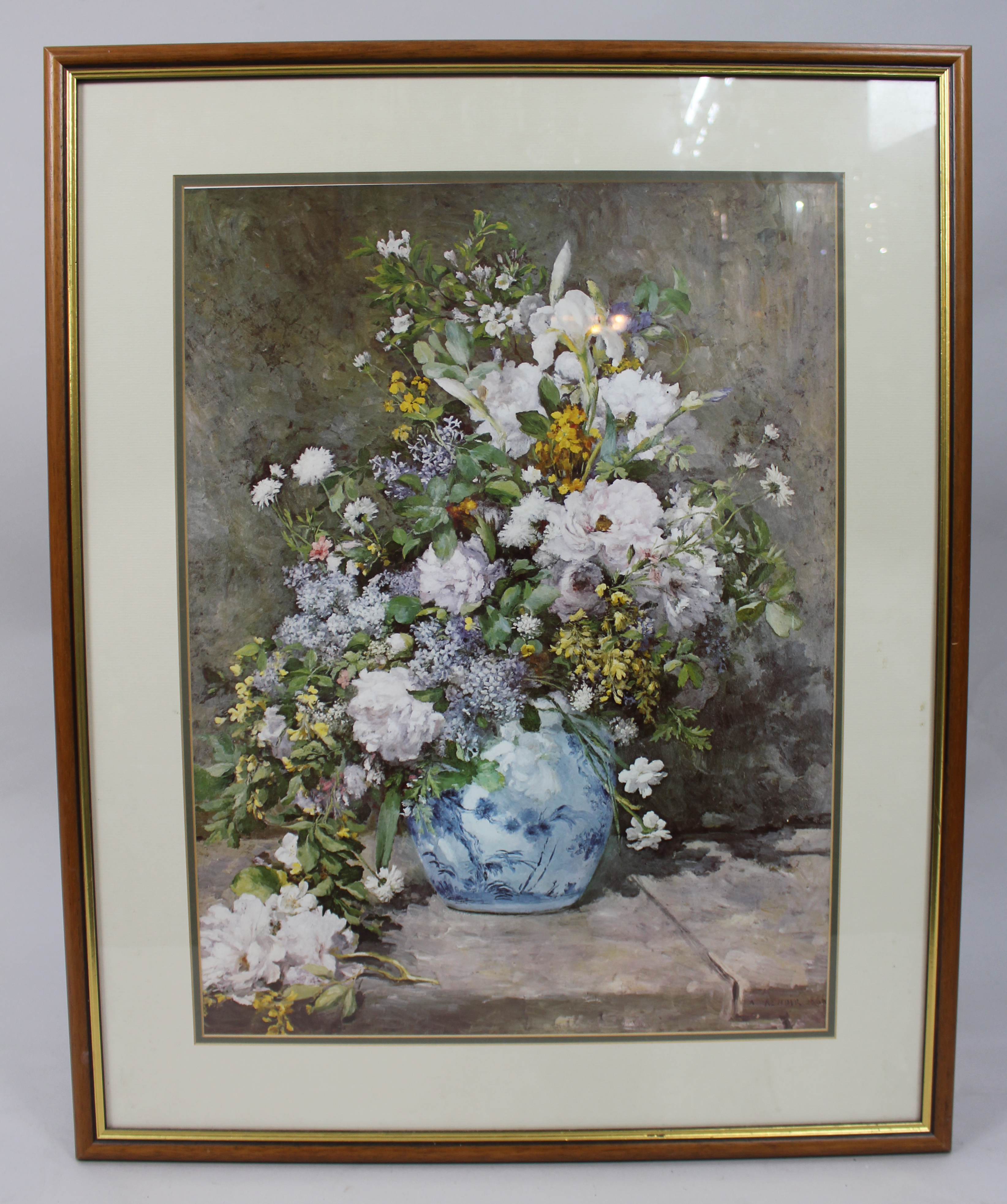 Renoir Still Life Print Framed