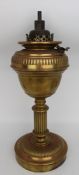 Antique Brass Oil Lamp Base