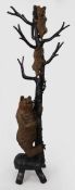 19th Century Black Forest Carved Bear Coat Stand