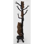 19th Century Black Forest Carved Bear Coat Stand