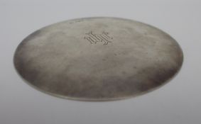 Solid Silver Disc Ihr London 1918