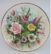 Hand Painted Thomas Germany Aldrington Cabinet Plate