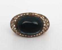 Large Green Stone Dress Ring by Monst