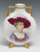 Fine Victorian Minton Moon Flask c.1890