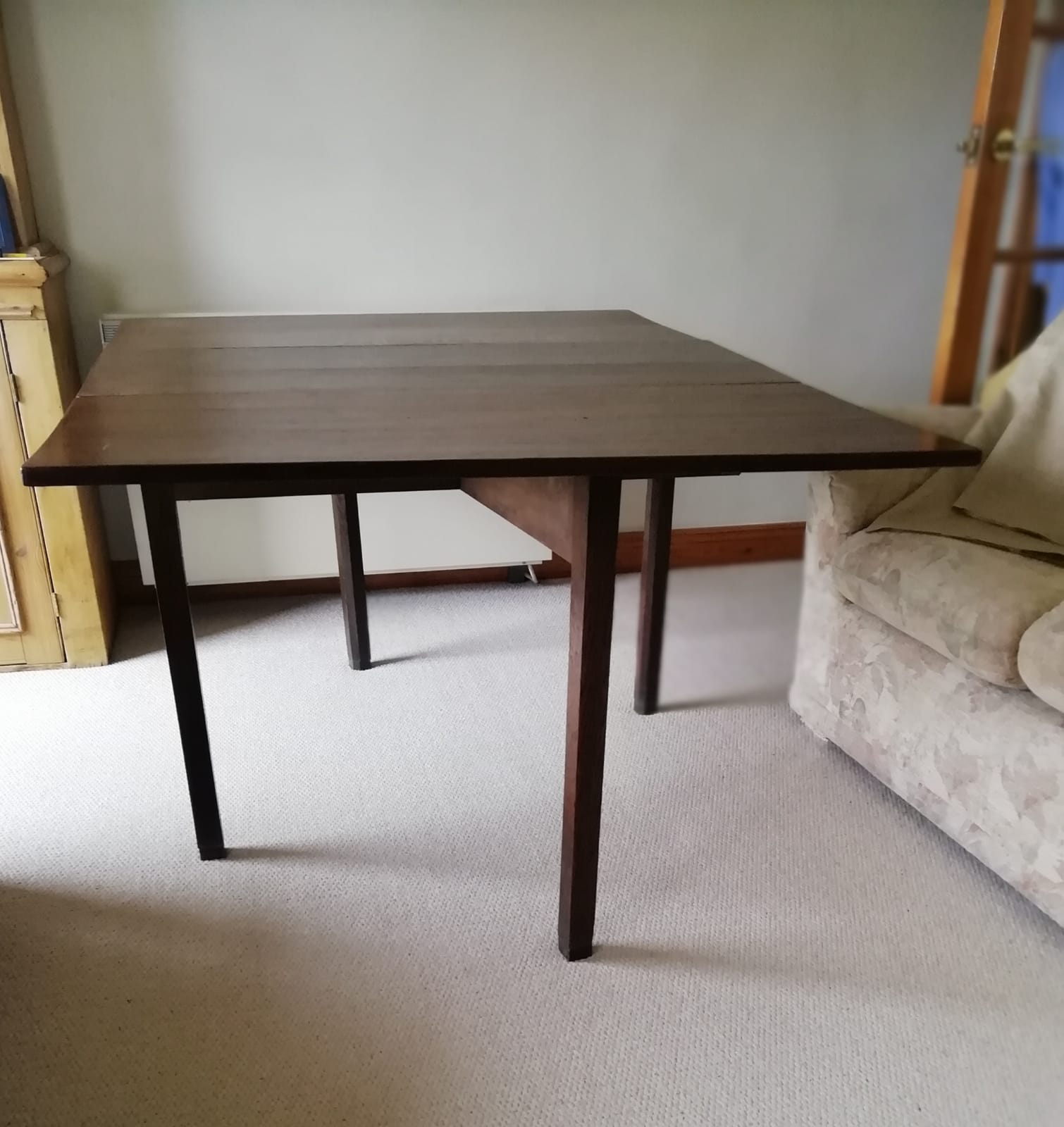 Georgian Antique Oak Drop Leaf Table c.1790 - Image 2 of 6