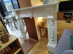 Carved Wood Fire Surround