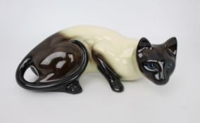 Vintage Ceramic Siamese Cat