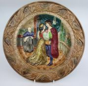 Beswick Romeo & Juliet Relief Charger