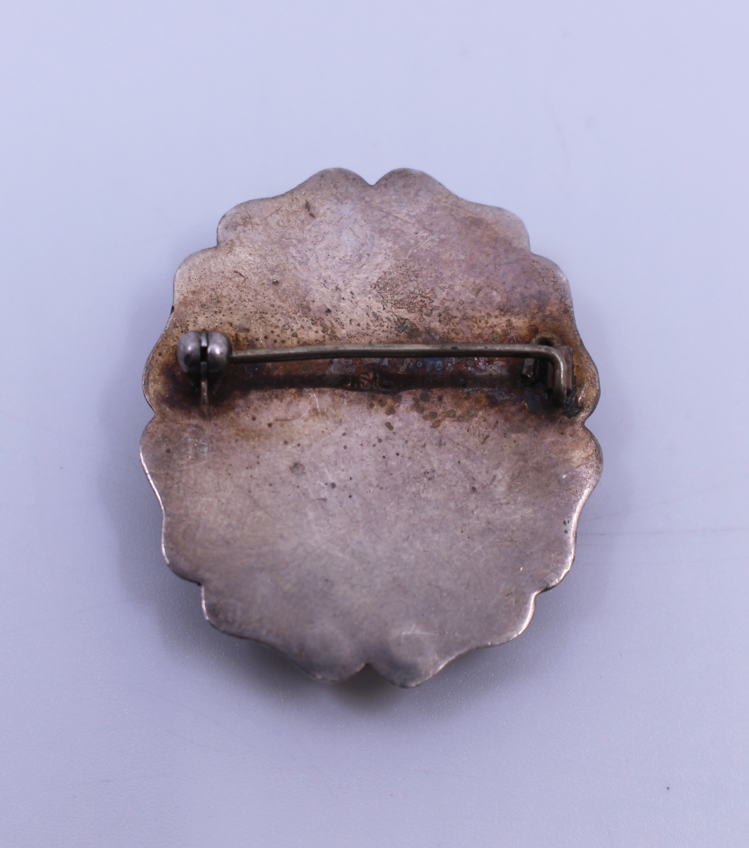 Sterling Silver Abalone Brooch - Image 3 of 4