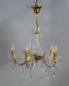 Decorative Five Light Crystal Chandelier