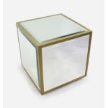 Bevelled Mirror Display Cube