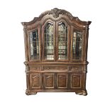 Large American Walnut Display Cabinet