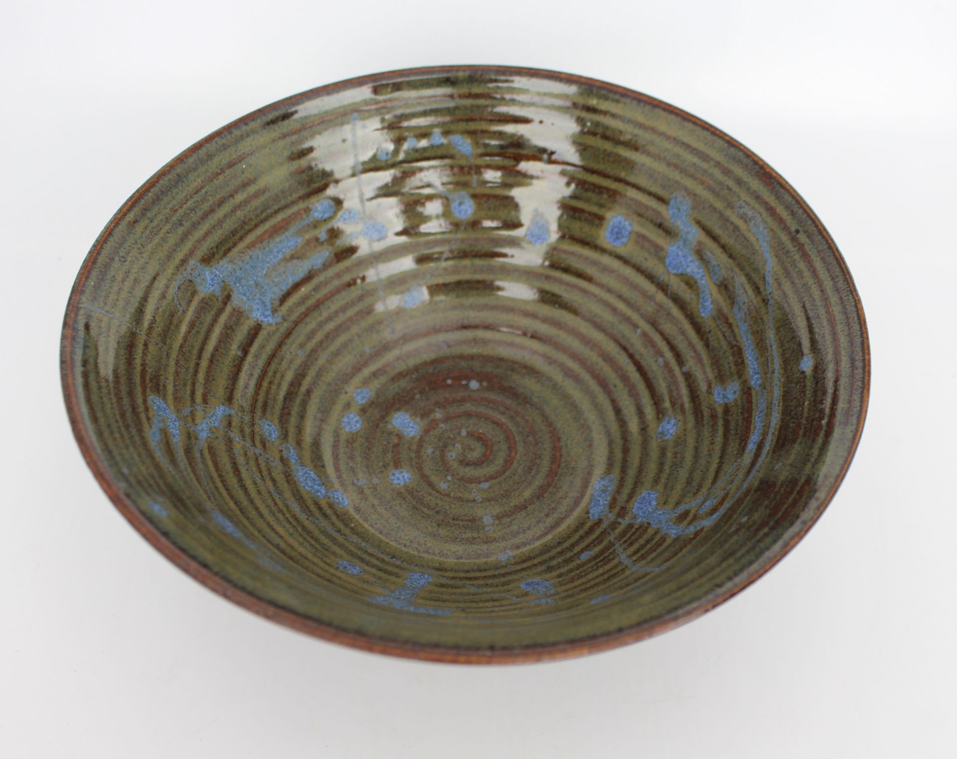 Glazed Art Pottery Bowl - Image 2 of 3