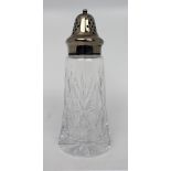 Vintage Cut Glass & Silver Plated Sugar Caster