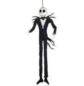 (108/6B) 3x Halloween Items. 2x Disney The Nightmare Before Christmas Jack Skellington Hanging Ch...