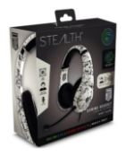 (33/6G) Lot RRP £100. 4x Stealth Multi Platform Gaming Headset Camo RRP £25 Each.