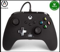 (28/6G) Lot RRP £99.96. 4x Power A Xbox Wired Controller Black RRP £24.99 Each.