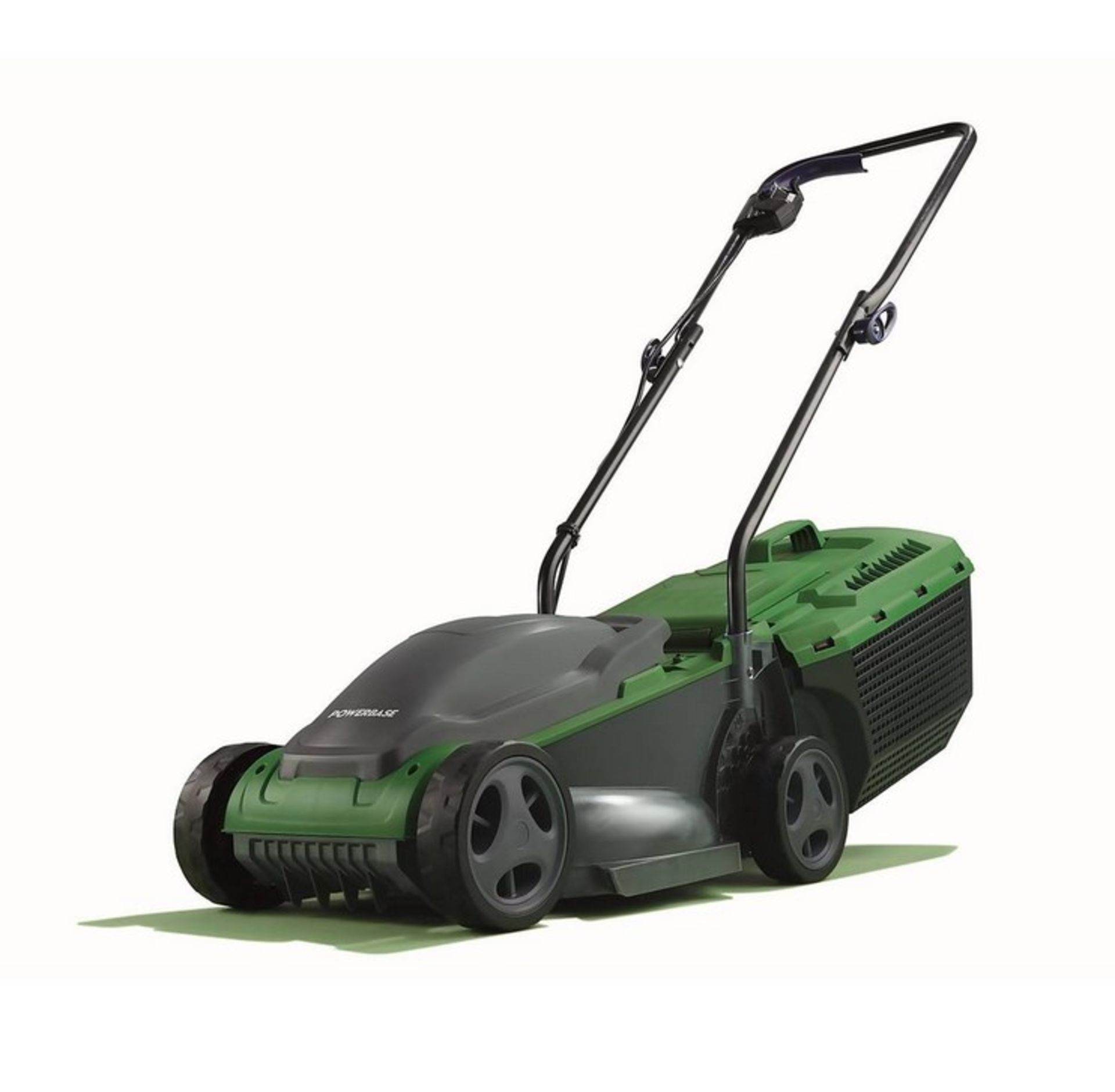 (141/Mez/P) Lot RRP £158. 2x Powerbase Items. 1x 32cm 1200W Electric Rotary Lawnmower RRP £79. 1x...