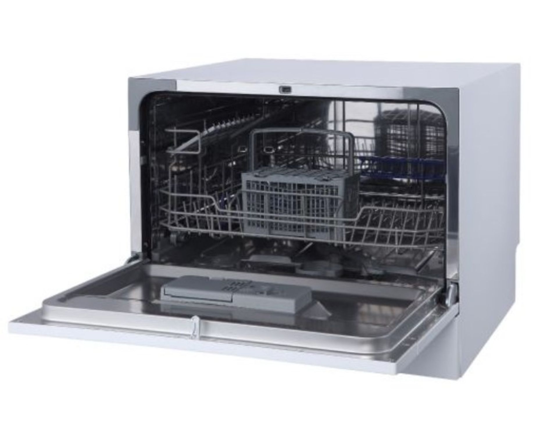 (11/6D) RRP £259.99. Russell Hobbs Table Top White Dishwasher RHTTDW6W. (H44x W55x D50cm). 6 Prog... - Image 6 of 16