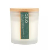 (186/7H) Lot RRP £90. 9x New Boxed Oslo Bergamot & Patchouli Candle With Bamboo Lid RRP £10 Each....