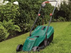 (134/Mez/P) RRP £89. Bosch Rotak 32-12 Corded Lawn Mower.