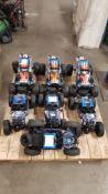 (207/7L) RC Car Lot. 7x Items. 3x RC Rock Monster. 4x Dune Buggy. (Main Bodies Only - Units Have...