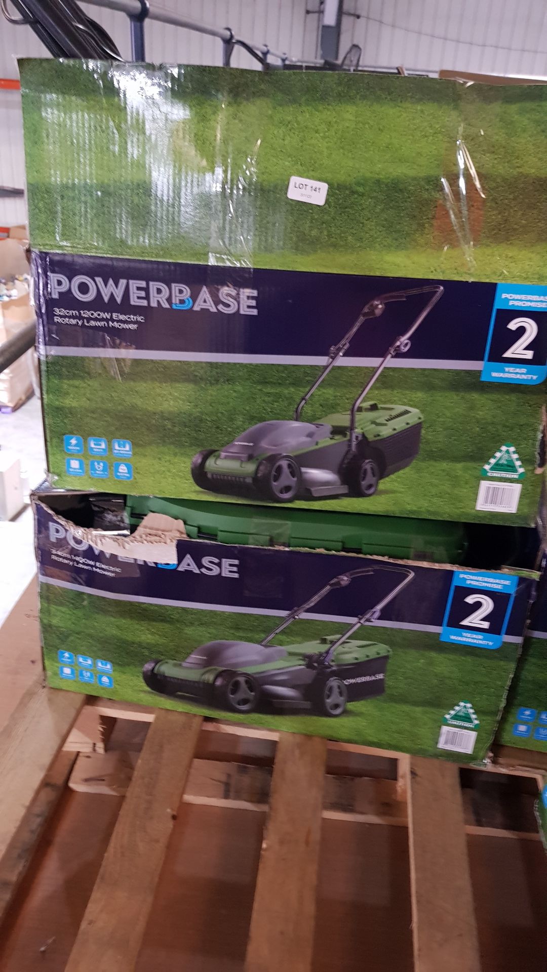 (141/Mez/P) Lot RRP £158. 2x Powerbase Items. 1x 32cm 1200W Electric Rotary Lawnmower RRP £79. 1x... - Image 10 of 12