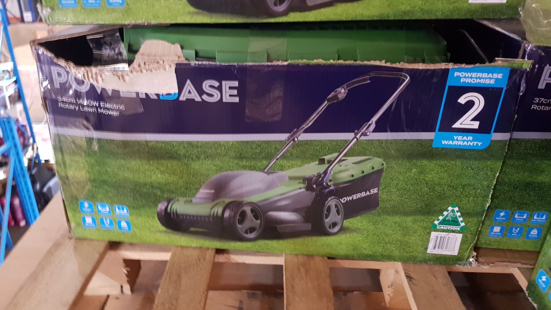 (141/Mez/P) Lot RRP £158. 2x Powerbase Items. 1x 32cm 1200W Electric Rotary Lawnmower RRP £79. 1x... - Image 12 of 12