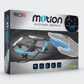 (195/7M) Lot RRP £510. 16x Red5 Motion Control Drone Blue / Black RRP £30 Each. 1x Red5 Motion C...