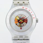 Swatch / Diaphane Irony Automatic - (Unworn) Unisex Steel Wrist Watch