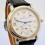 Maurice Lacroix / Master Pieces MP7028 18K Gold Bezel - Gentlmen's Steel Wrist Watch