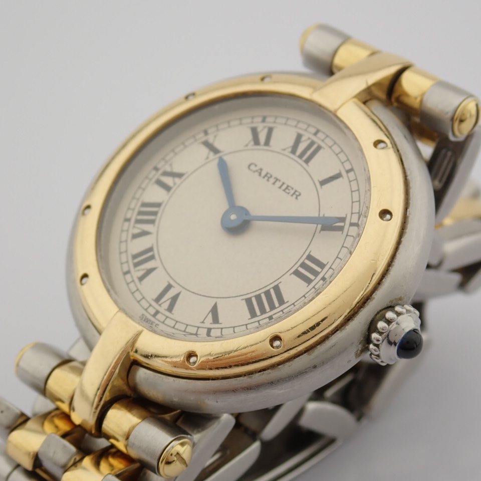 Cartier / Cartier Panthere Vendome 18K double row gold bracelet - Lady's Gold/Steel Wrist Watch - Image 2 of 10