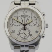 Tissot / PR50 Chronograph - Gentlmen's Steel Wrist Watch