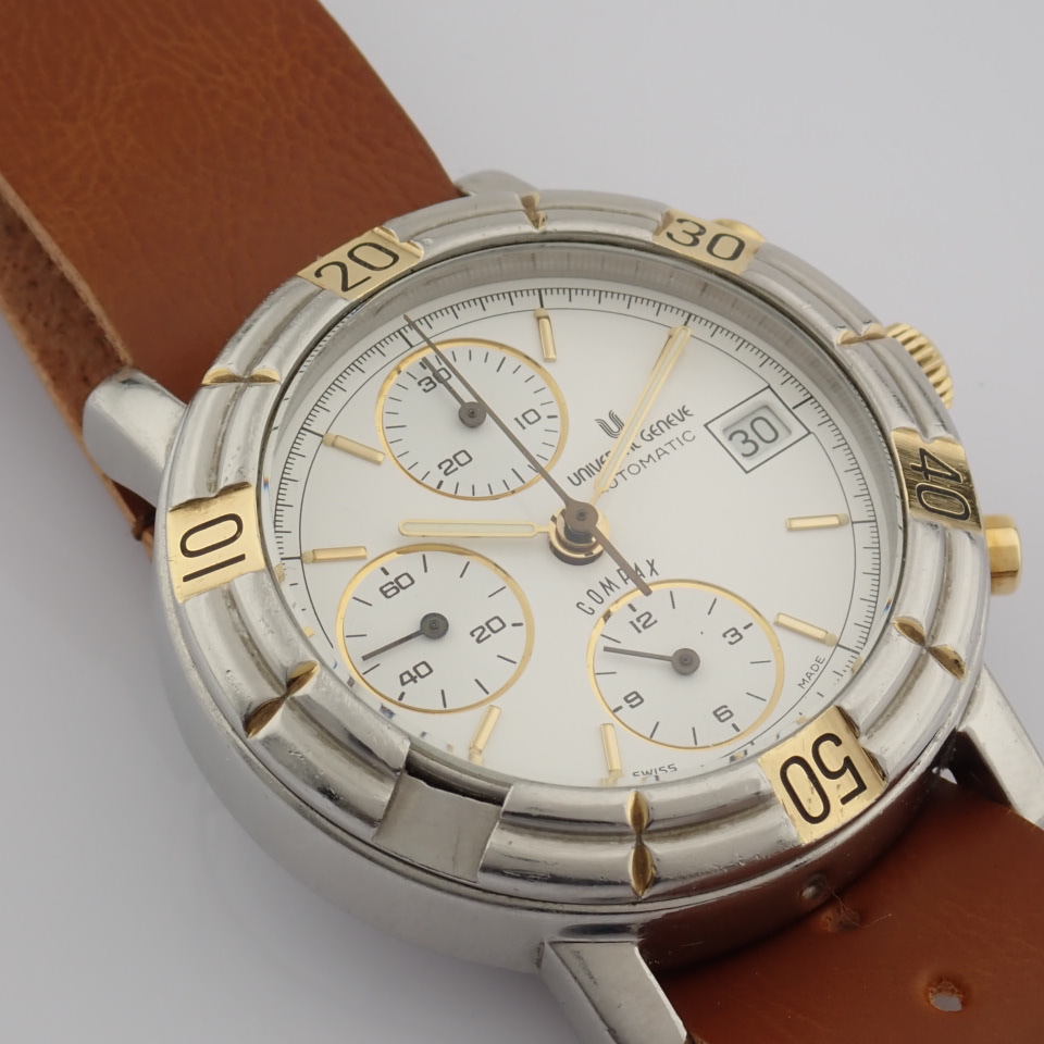 Universal Geneve / Compax 698.410 - Gentlmen's Steel Wrist Watch - Image 11 of 11