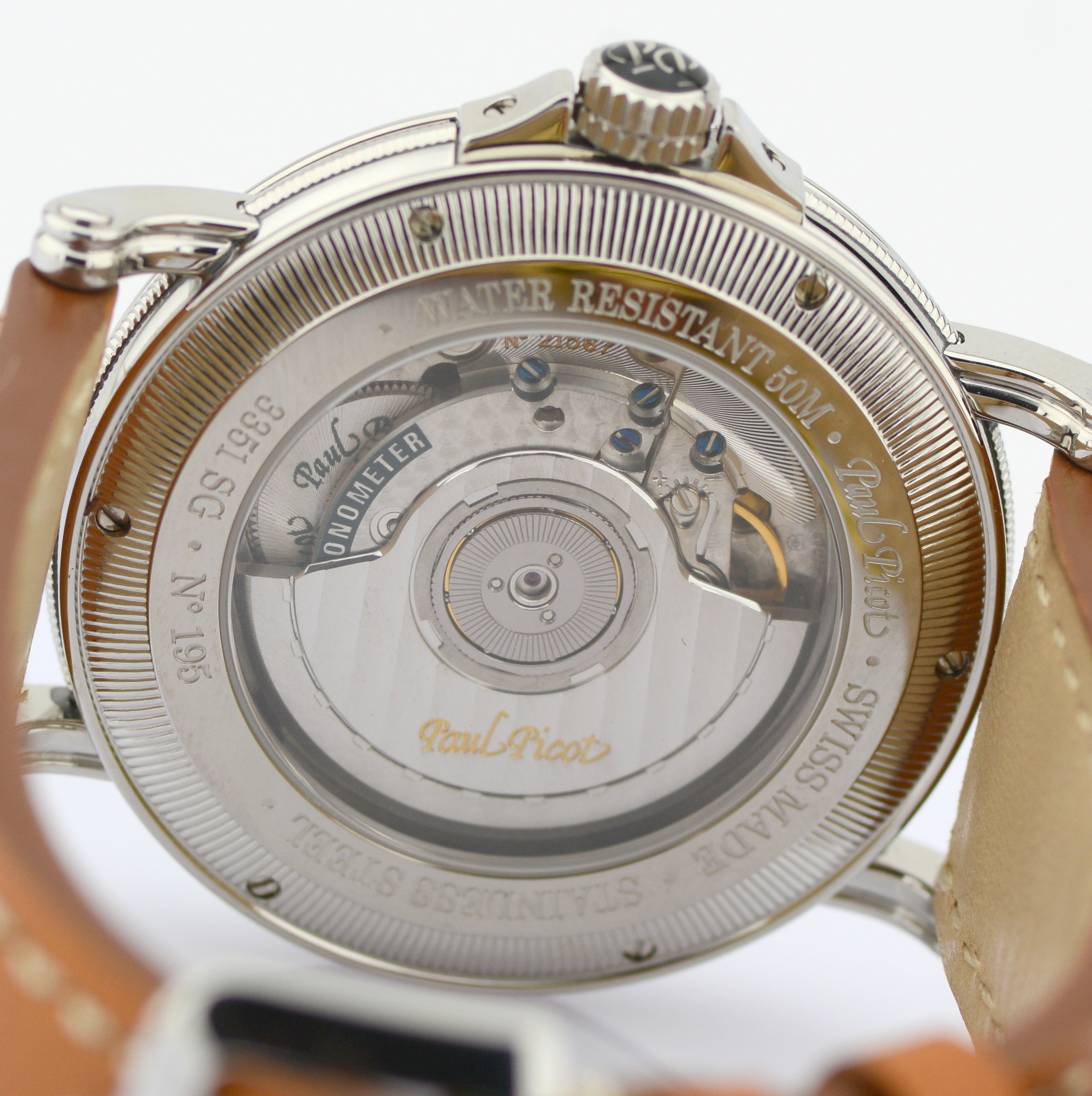 Paul Picot / 3351 SG Atelier Diamond (NEW) - Gentlmen's Steel Wrist Watch - Image 5 of 6