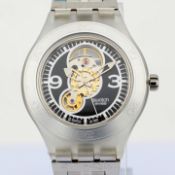 Swatch / Diaphane Irony Automatic - (Unworn) Steel Wrist Watch