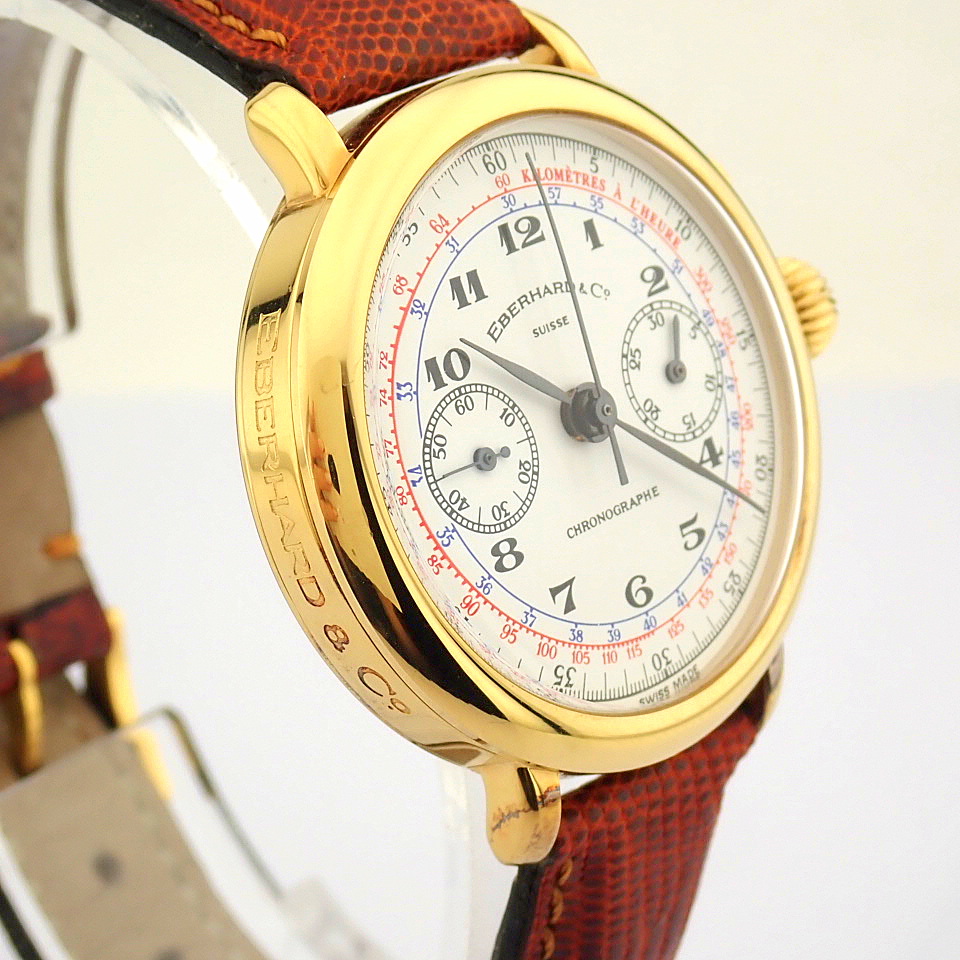 Eberhard & Co. / 36108 Replica Chronograph - Gentlmen's 925 Silver Wrist Watch - Image 4 of 13