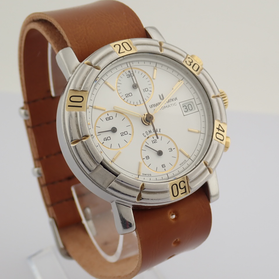Universal Geneve / Compax 698.410 - Gentlmen's Steel Wrist Watch - Image 7 of 11