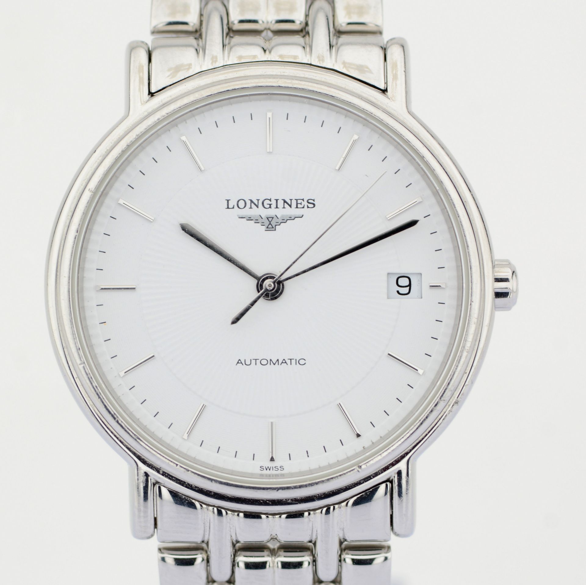Longines / Presence Automatic Date 34 mm - Gentlmen's Steel Wrist Watch - Image 2 of 8