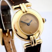 Cartier / Vermeil - Lady's Silver Wrist Watch