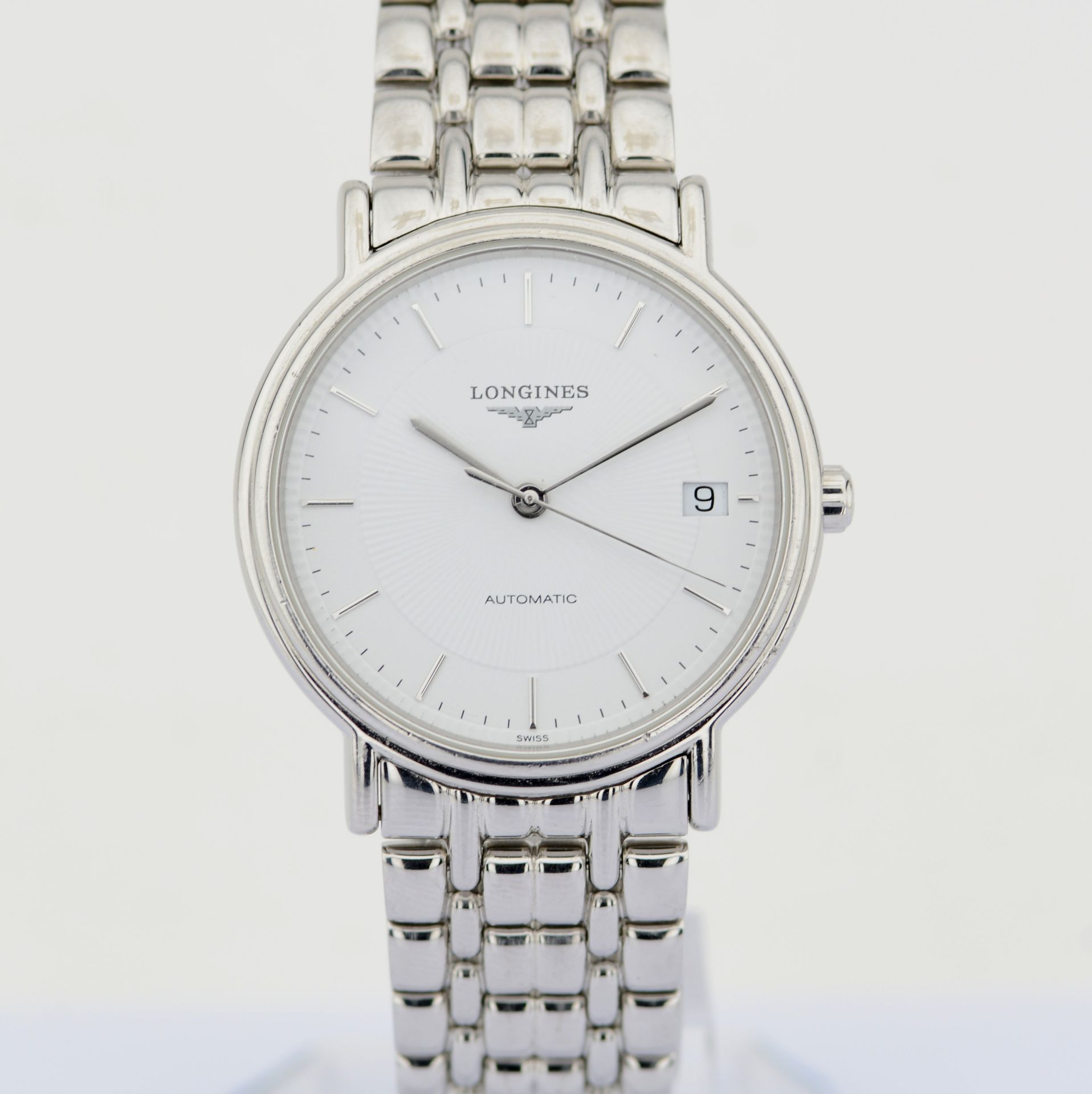 Longines / Presence Automatic Date 34 mm - Gentlmen's Steel Wrist Watch - Image 8 of 8