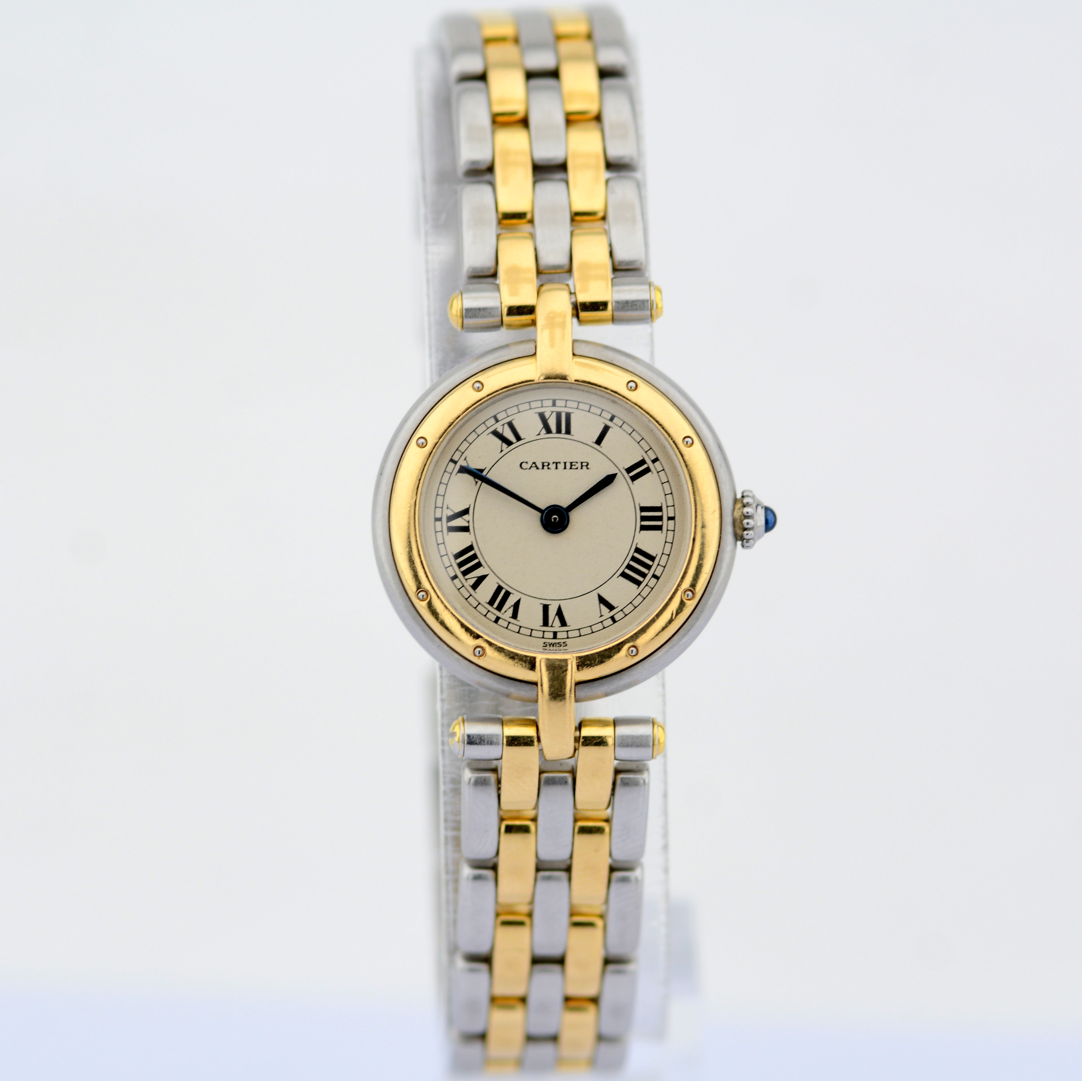 Cartier / Cartier Panthere Vendome 18K double row gold bracelet - Lady's Gold/Steel Wrist Watch - Image 4 of 10